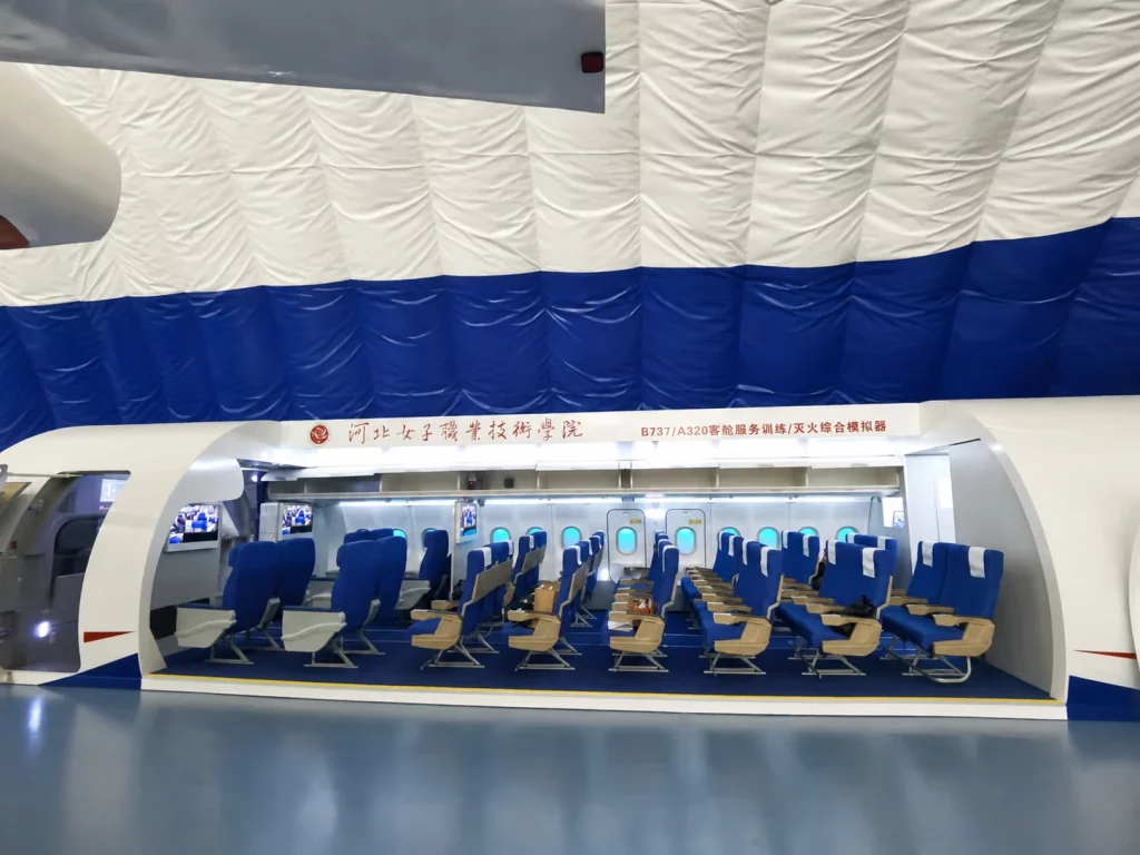 B737A320 Cabin Service Training and Firefighting Simulator