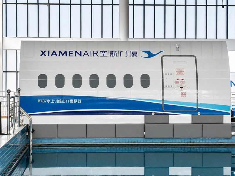 B787 Aviation Cabin Water‑Survival Training Simulator