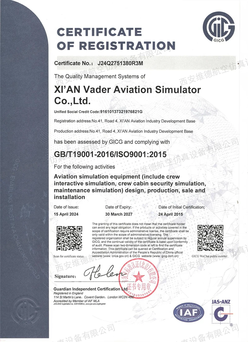 Certificates